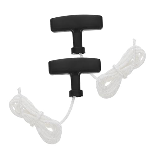 Toyvian 2 Stück Teiliges Starterseil mit Griff Nylon Zugschnur Rasenmäher Ersatzschnur für Predator Kompatibel Robust Langlebig Einfache Befestigung von Toyvian