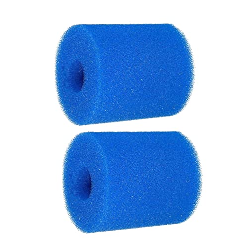 Toyvian 2 Stück Teiliges Wiederverwendbares Schwimmbadfilter Schwammset Waschbarer Pool Filterschwamm mit Hoher Flexibilität zur Effektiven Entfernung von Haaren und Sand Langlebiges von Toyvian