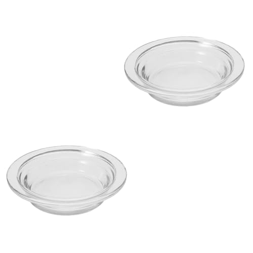 Toyvian 2 Stück Transparent Glas Wachswärmer Ersatzschale Hitzebeständige Aromatherapie Duftlampe Schale Vielseitige Wachsschmelzplatte Schutz für Tisch Oberflächen Toyvian 2 Stück Transparent Glas Wachswärmer Ersatzschale Hitzebeständige Aromatherapie Duftlampe Schale Vielseitige Wachsschmelzplatte Schutz für Tisch Oberflächen von Toyvian