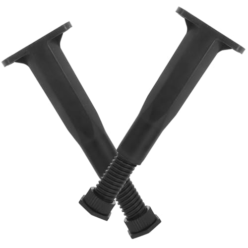 Toyvian 2 Stück Verstellbare Möbelfüße aus Robustem PP Bettrahmen stützbeine Höhenverstellbare Ersatzbeine für Bett Sofa Schrank Möbelstützen von Toyvian