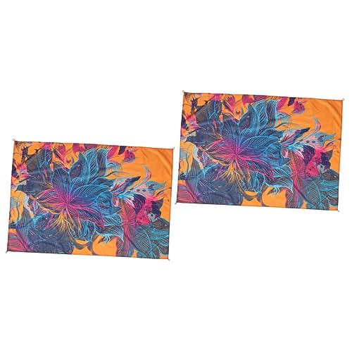 Toyvian 2 Stück wasserdichte Bodenmatte Leichte Strandmatte Teppich Verschleißfeste Picknickmatte Tragbar Outdoor-stranddecke Im Freien Uv Matten Picknickdecke Wasserdichtes Polyestertuch Toyvian 2 Stück wasserdichte Bodenmatte Leichte Strandmatte Teppich Verschleißfeste Picknickmatte Tragbar Outdoor-stranddecke Im Freien Uv Matten Picknickdecke Wasserdichtes Polyestertuch von Toyvian