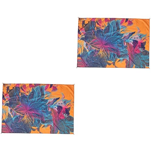 Toyvian 2 Stück wasserdichte Bodenmatte Strandmatte Outdoor-stranddecke Matten Picknickdecke Outdoor-Teppich Groß Tragbar Verschleißfeste Picknickmatte Uv Wasserdichtes Polyestertuch Toyvian 2 Stück wasserdichte Bodenmatte Strandmatte Outdoor-stranddecke Matten Picknickdecke Outdoor-Teppich Groß Tragbar Verschleißfeste Picknickmatte Uv Wasserdichtes Polyestertuch von Toyvian