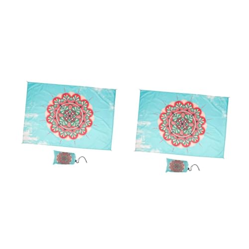 Toyvian 2 Stück wasserdichte Strandmatte Mikrofaser Leicht Picknick Überdimensioniert Im Freien Fußmatte Outdoor-Decke Strandauflage Strandmatten Stranddecke Campingmatte Nylon Toyvian 2 Stück wasserdichte Strandmatte Mikrofaser Leicht Picknick Überdimensioniert Im Freien Fußmatte Outdoor-Decke Strandauflage Strandmatten Stranddecke Campingmatte Nylon von Toyvian