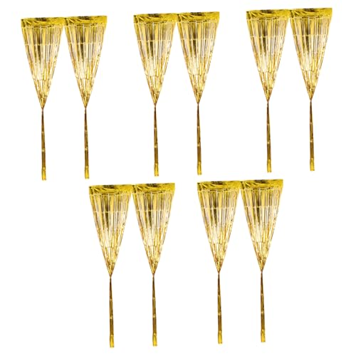 Toyvian 2 Stücke Fransen Vorhang Metallic Glitzer Vorhang für Geburtstagsfeiern Hochzeiten Partys Tischdekoration Party Dekoration für Festliche Anlässe Toyvian 2 Stücke Fransen Vorhang Metallic Glitzer Vorhang für Geburtstagsfeiern Hochzeiten Partys Tischdekoration Party Dekoration für Festliche Anlässe von Toyvian