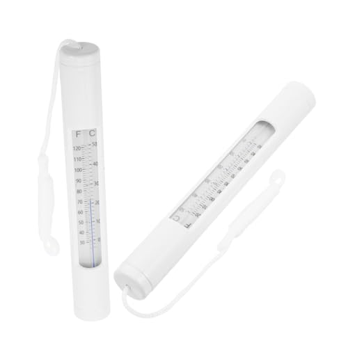 Toyvian 2 Stücke Großes Einfach Ablesbares Floating Thermometer für Präzise Wassertemperaturmessung Pools Spas und mit Schnur für Outdoor und Indoor Toyvian 2 Stücke Großes Einfach Ablesbares Floating Thermometer für Präzise Wassertemperaturmessung Pools Spas und mit Schnur für Outdoor und Indoor von Toyvian