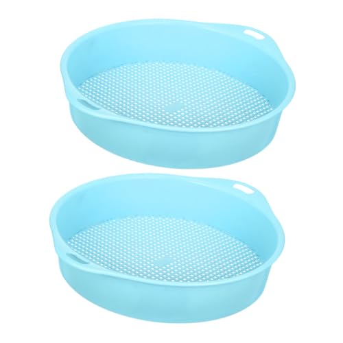 Toyvian 2 Stücke Teiliges Gartensieb mit Langlebigem Kunststoffrahmen Rundes Bodensieb zur Feinen Trennung von Erde Kompost und Sand für Gartenarbeit Bonsai und Kleine Kieselsteinfilterung Toyvian 2 Stücke Teiliges Gartensieb mit Langlebigem Kunststoffrahmen Rundes Bodensieb zur Feinen Trennung von Erde Kompost und Sand für Gartenarbeit Bonsai und Kleine Kieselsteinfilterung von Toyvian