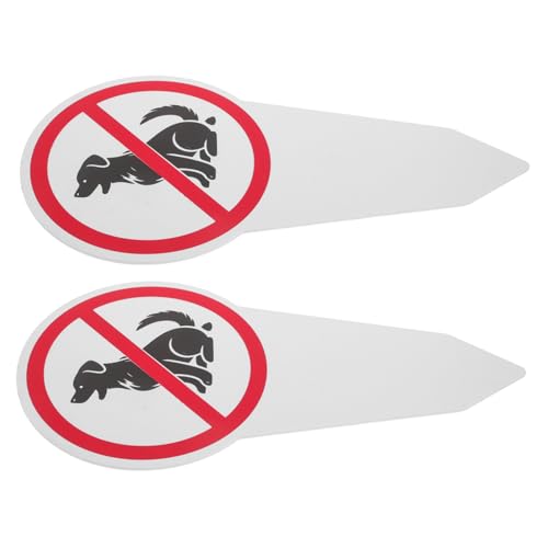 Toyvian 2 Warnschild Hundekot Vermeidung Wetterfeste Gartendeko mit Erdspieß Leicht zu Installieren Langlebig Effektive Erinnerung für Sauberen Garten und Öffentlichen Außenbereich Toyvian 2 Warnschild Hundekot Vermeidung Wetterfeste Gartendeko mit Erdspieß Leicht zu Installieren Langlebig Effektive Erinnerung für Sauberen Garten und Öffentlichen Außenbereich von Toyvian