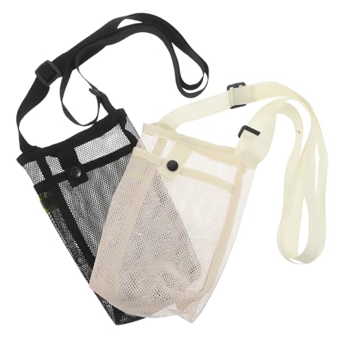 Toyvian 2-teiliger Wasserflaschenträger: Wasserflaschenhalter Mit Riemen – Netz-becherhülle Für Kaffeebecher – Wiederverwendbarer Für Outdoor-aktivitäten Und Den Täglichen Gebrauch von Toyvian