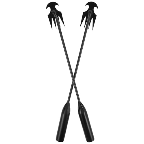 Toyvian 2-teiliges Unkrautstecher-Werkzeug: Leichtes Hand-Unkrautstecher-Werkzeug zum Entwurzeln von Unkraut – Ausgraben von Wildgemüse und Auflockern des Bodens für den Einsatz im Garten und auf Toyvian 2-teiliges Unkrautstecher-Werkzeug: Leichtes Hand-Unkrautstecher-Werkzeug zum Entwurzeln von Unkraut – Ausgraben von Wildgemüse und Auflockern des Bodens für den Einsatz im Garten und auf von Toyvian