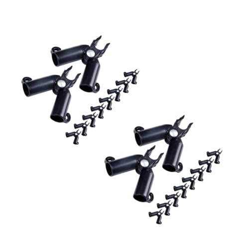 Toyvian 20 Stck Teiliges Pflanzenstützen Verbinder Verstellbare Gartendraht Klammern mit Flexiblem Robustes PP Material Universeller Pflanzendraht Verbinder für Gewächshaus und Garten von Toyvian