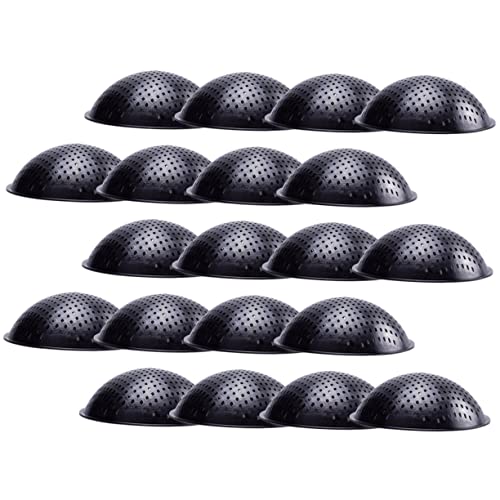 Toyvian 20 Stück Atmungsaktive Packung Pflanzentopf Mesh Pads für Effektive Entwässerung Verhindern Bodenverlust und Fördern Gesundes Pflanzenwachstum für Blumen und Bonsai Töpfe von Toyvian