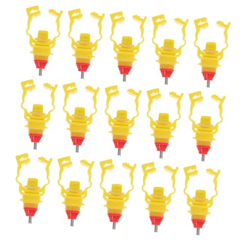 Toyvian 20 Stück Automatischer Geflügel wassertrinker mit Federclip Langlebiger Hühner tränke Nippel für Kükentränke Geeignet für Hühner Enten Wachteln und Geflügelhaltung Zufällige Farbe Toyvian 20 Stück Automatischer Geflügel wassertrinker mit Federclip Langlebiger Hühner tränke Nippel für Kükentränke Geeignet für Hühner Enten Wachteln und Geflügelhaltung Zufällige Farbe von Toyvian