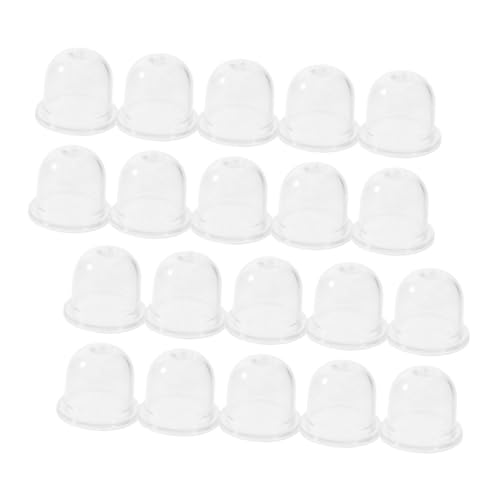 Toyvian 20 Stück Rasenmäher Vergaser Ölbecher Multifunktionale Benzin Säge Ölbecher Transparent Passend für Rasenmäher Trimmer und Kettensägen von Toyvian