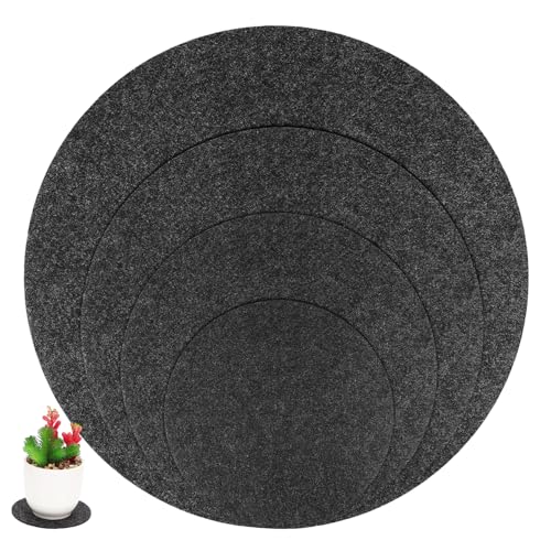 Toyvian 20 Stück Runde Filzmatten für Pflanzen Absorbierende Untersetzer für Blumentöpfe Doppelseitig Schutz für Tische und Böden Langlebig und Wasserabsorbierend Toyvian 20 Stück Runde Filzmatten für Pflanzen Absorbierende Untersetzer für Blumentöpfe Doppelseitig Schutz für Tische und Böden Langlebig und Wasserabsorbierend von Toyvian