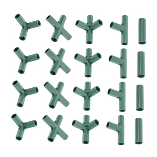 Toyvian 20 Stück Teiliges Gewächshaus Verbindungsset für Gartenrahmen Eckverbinder für Pflanzenpfähle zur Konstruktion von Pflanzrahmen und Stützen Rostfrei und Langlebig Toyvian 20 Stück Teiliges Gewächshaus Verbindungsset für Gartenrahmen Eckverbinder für Pflanzenpfähle zur Konstruktion von Pflanzrahmen und Stützen Rostfrei und Langlebig von Toyvian