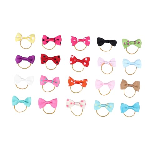 Toyvian 20 Stück Teiliges Hundehaarschleifen Elastischem Bowknot Haarband Bunte Farbmischung Stilvoller Haarschmuck für Kleine Hunde und Welpen Hält Fell Sicher und Zufällige Farbe Toyvian 20 Stück Teiliges Hundehaarschleifen Elastischem Bowknot Haarband Bunte Farbmischung Stilvoller Haarschmuck für Kleine Hunde und Welpen Hält Fell Sicher und Zufällige Farbe von Toyvian