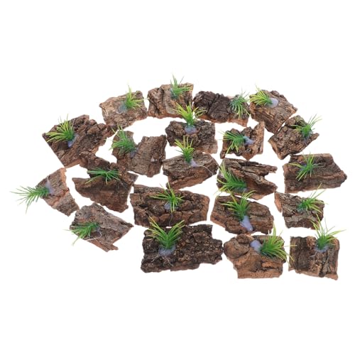 Toyvian 20 Stück Teiliges Natur-korkrinden Reptilienterrarium Stabile Natürliche Baumrinde als Hintergrund und Versteck Vielseitige Dekoration für Schildkröten Echsen und Schlangen von Toyvian