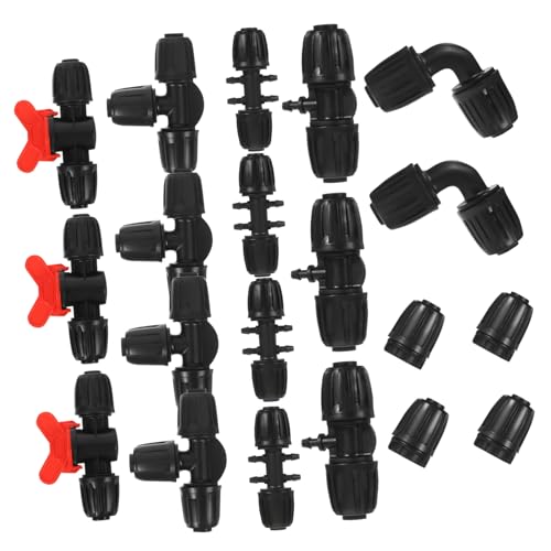 Toyvian 20 Stück Teiliges PE Bewässerungsverbinder Schlauch und Endstopfen Robustes Tropfbewässerungszubehör für Garten Bewässerungssysteme Einfach zu Verbinden und Langlebig Toyvian 20 Stück Teiliges PE Bewässerungsverbinder Schlauch und Endstopfen Robustes Tropfbewässerungszubehör für Garten Bewässerungssysteme Einfach zu Verbinden und Langlebig von Toyvian