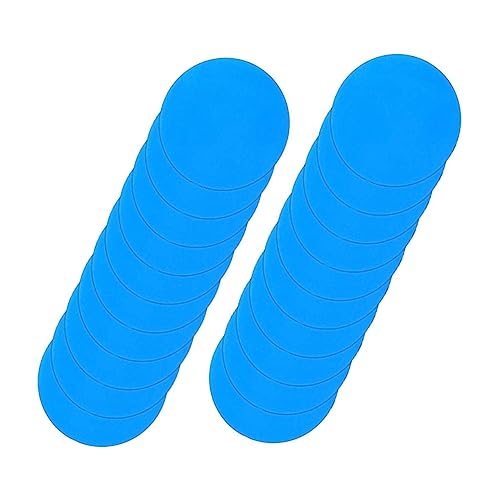 Toyvian 20 Stück Teiliges Selbstklebende Reparaturpatches für Aufblasbare Schwimmringe Kajaks und Pools Wasserdichtes PVC Flickzeug für Einfache Reparaturen von Toyvian