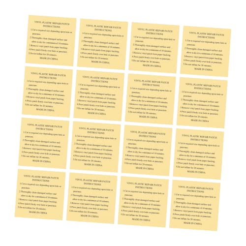 Toyvian 20 Stück Transparente Reparatur Patches für Aufblasbare Produkte Selbstklebende Aufkleber für Schwimmspielzeug Zelte und Rucksäcke wasserdichte Reparaturstickers von Toyvian