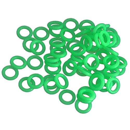 Toyvian 200Stücke Fluoreszierende Zeltpfahlringe Rings für Camping und Outdoor für Nachtwarnung und Sichere Anwendung Zubehör von Toyvian