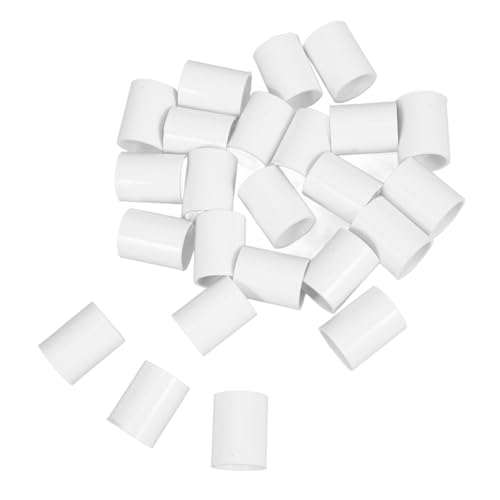 Toyvian 25 Stück PVC Rohranpassungszubehör Wasserrohranpassung PVC-wasserleitungsfitting PVC-abflussrohrverschraubung PVC-beschläge PVC-rohrverbinder PVC-rohradapter PVC-Adapter PVC Weiß von Toyvian