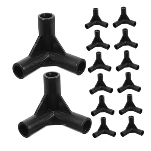 Toyvian 25 Stück Teiliges Kunststoff Zeltverbinder Rechteckiger Eckverbinder für Garten Terrasse Camping Langlebige Passgenaue Baldachin Ersatzteile mit Glatter Oberfläche von Toyvian