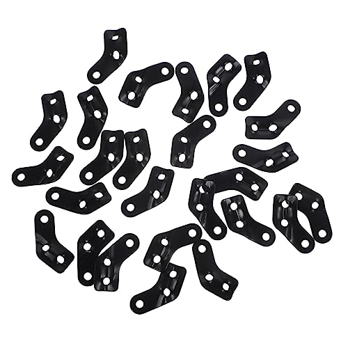 Toyvian 26 Stück Zelt -Draw -String -Zubehör Spanner Clips Haken einstellbar klein rutschfeste Seilschnallen Schnallen für Zeltschnüre Zeltzubehör Aluminiumlegierung Black von Toyvian