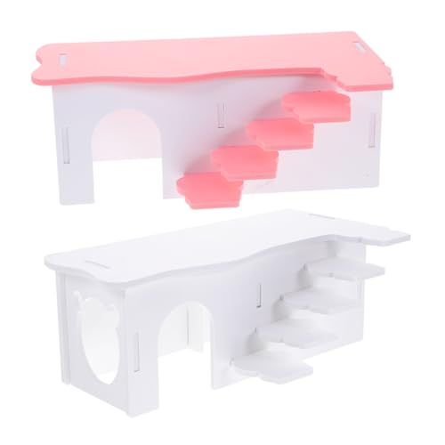 Toyvian 2stücke Hamsterhaus Mit Leiter Spielzeug Für Kleintiere Als Rückzugsort Für Meerschweinchen Ratten Und Andere Nagetiere Bietet Ruhe Und Spielmöglichkeiten Toyvian 2stücke Hamsterhaus Mit Leiter Spielzeug Für Kleintiere Als Rückzugsort Für Meerschweinchen Ratten Und Andere Nagetiere Bietet Ruhe Und Spielmöglichkeiten von Toyvian