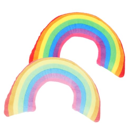 Toyvian 2Stücke Katzenminze Schlafkissen Förmig für Katzen Langlebiges mit Optimales Nackenstützkissen für Katzen Alters Regenbogenfarben Toyvian 2Stücke Katzenminze Schlafkissen Förmig für Katzen Langlebiges mit Optimales Nackenstützkissen für Katzen Alters Regenbogenfarben von Toyvian