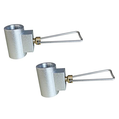 Toyvian 2Stücke Professioneller Propanadapter für Campingkocher Leichter Gasflaschenadapter für Outdoor Kompatibel mit Standard Flachherden zu Installieren Tragbar von Toyvian