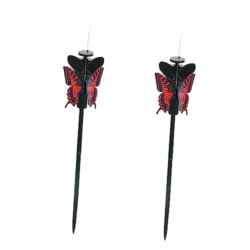Toyvian 2Stücke Solar Gartenstecker mit Flatternden Schmetterlingen Batteriebetriebene Deko Garten Terrasse Zufällige Farben Lebendige Außenbeleuchtung für Garten Terrasse Blumenbeete und Heimdekorat Toyvian 2Stücke Solar Gartenstecker mit Flatternden Schmetterlingen Batteriebetriebene Deko Garten Terrasse Zufällige Farben Lebendige Außenbeleuchtung für Garten Terrasse Blumenbeete und Heimdekorat von Toyvian