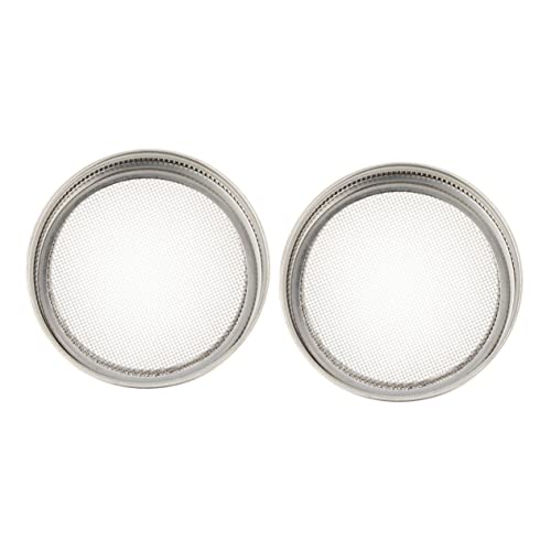 Toyvian 2Stücke Sprießdeckel für Einmachgläser Canning Jar Siebdeckel Lebensmittelechtem für Sprossenanbau und Einfache Entwässerung Toyvian 2Stücke Sprießdeckel für Einmachgläser Canning Jar Siebdeckel Lebensmittelechtem für Sprossenanbau und Einfache Entwässerung von Toyvian