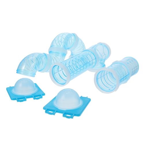 Toyvian 3 Sätze DIY Hamsterkäfig Tunnel Set Teiliges Labyrinth Modulspielzeug Externes Röhrensystem für Kleintiere Einfach zu Montieren Langlebig und Flexibel Erweiterbar von Toyvian
