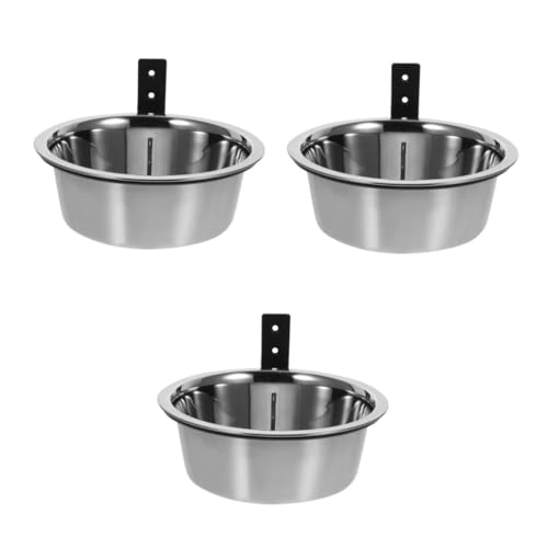 Toyvian 3 Sätze Erhöhter Hundenapf aus Wandmontage Langlebig Multifunktional für Futter und Wasser Leicht zu Reinigen Geeignet für Mittelgroße und Große Hunde von Toyvian