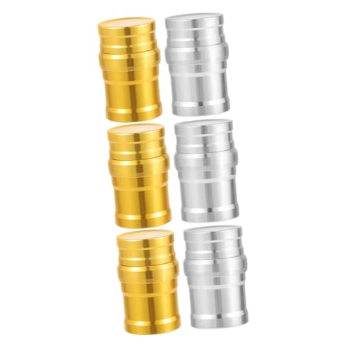 Toyvian 3 Sätze Mini-alkohollampe Camping-taschenlampe Tragbar Im Freien Campingzubehör Camping Spiritusbrenner Alkohol Herd Heizalkohollampe Aluminiumlegierung 2 Stück * 3 von Toyvian
