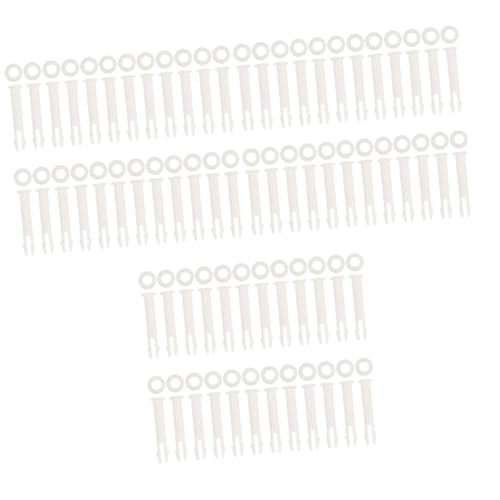 Toyvian 3 Sätze Pool-anschlussstifte Schwimmbad Pool-Connector-Tool Zubehör Für Poolteile Rahmenpools Pools Ersatz-poolgelenk Verbindungsstifte Kunststoffstift Plastik Weiß 24 Stück * 3 von Toyvian
