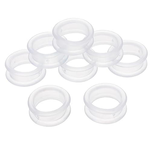 Toyvian 3 Sätze Schere Silikonring Schergriffe Haustierschere Fingerabdeckung Salon Zwiebelschneider Astschere Schere Fingerringe Griff Tierpflegeschere Zubehör Kieselgel Weiß 8 Stück * 3 von Toyvian