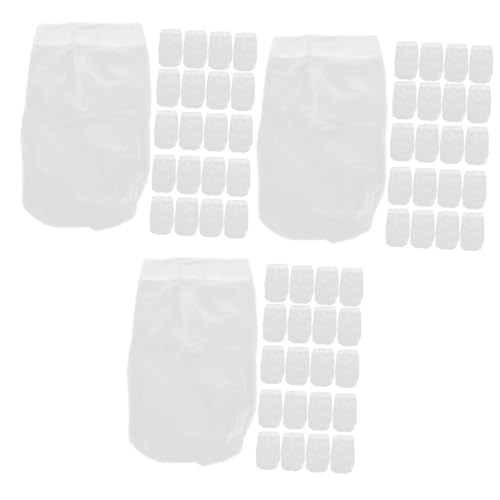 Toyvian 3 Sätze Siebstrümpfe Bag Schwimmbecken-Skimmer Taschen Netze Klein Badekorb Socken Schwimmbadsocken Pool-Skimmer-Korb-Socke Socken Filtern Elastisches 20 Stück * 3 von Toyvian