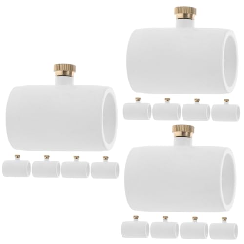 Toyvian 3 Sätze Sprühkühlsystem Nebel Emitter Sprühdüse Für Schlauch Herr Verbindungsschlauch Sprühsystem Sprühwischer 1/2" PVC-zerstäuberdüse Wasserdüsen Für Gartenrohre Weiß 5 Stücke * 3 Toyvian 3 Sätze Sprühkühlsystem Nebel Emitter Sprühdüse Für Schlauch Herr Verbindungsschlauch Sprühsystem Sprühwischer 1/2" PVC-zerstäuberdüse Wasserdüsen Für Gartenrohre Weiß 5 Stücke * 3 von Toyvian