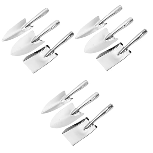 Toyvian 3 Sätze Teiliges Gartenwerkzeug Set Multifunktionale Handkelle Für Pflanzen Bodenlockern Und Unkrautbekämpfung Für Gartenarbeit Und Outdoor Aktivitäten 3 Stücke * 3 von Toyvian