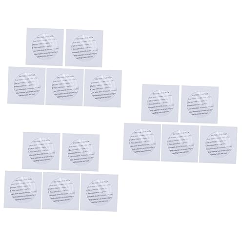 Toyvian 3 Sätze Zelt Anti Reparatur Film Patches Pool Aufblasbare Dichtung Lecks Schwimmen Reparatur Patch Vinyl Wasserdicht Patch Reparatur Band TPU Transparent 5 Stück * 3 Toyvian 3 Sätze Zelt Anti Reparatur Film Patches Pool Aufblasbare Dichtung Lecks Schwimmen Reparatur Patch Vinyl Wasserdicht Patch Reparatur Band TPU Transparent 5 Stück * 3 von Toyvian