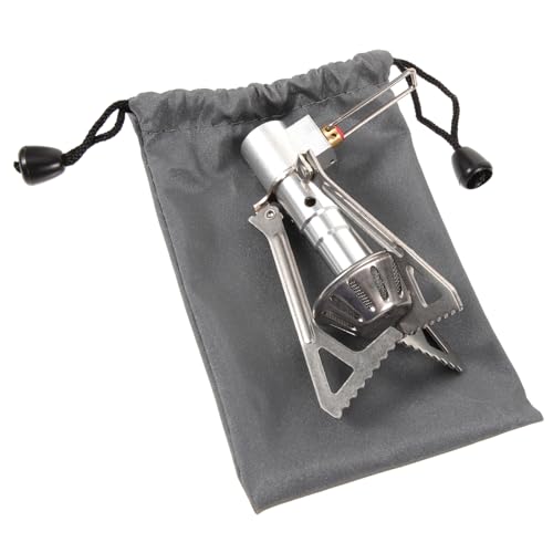 Toyvian 3 Stck. Tragbarer Camping -Gasherd tragbarer Gasherd im Freien Outdoor Herd Kanister Camping-Kochgeschirr Kochen falten Mini Tasche Leicht Gaskocher Campingkocher Picknickkocher von Toyvian