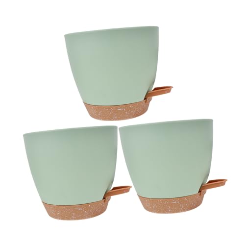 Toyvian 3 Stück Automatische Wasserabsorbierende Blumentopfpflanzen Automatische Bewässerung Pflanztöpfe Wasserbehälter Pflanzenbewässerung Fensterbank Selbstbewässernde Töpfe von Toyvian