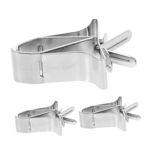 Toyvian 3 Stück Edelstahl Vogelkäfig Food Clip Langlebige Klemme für Papageien Gemüse Obst Halter Einfache Befestigung Multifunktional für Vogelfutter Rostfrei und Formstabil Toyvian 3 Stück Edelstahl Vogelkäfig Food Clip Langlebige Klemme für Papageien Gemüse Obst Halter Einfache Befestigung Multifunktional für Vogelfutter Rostfrei und Formstabil von Toyvian