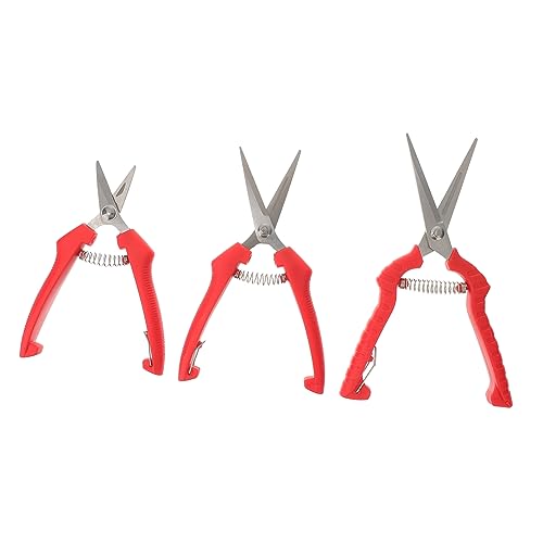Toyvian 3 Stück Gartenschere Pflanzenschere Baum Zweig Im Freien Astschere Gartenwerkzeuge Trimmschere Garten Trimmer Werkzeug Trimmerwerkzeuge Rot Edelstahl Toyvian 3 Stück Gartenschere Pflanzenschere Baum Zweig Im Freien Astschere Gartenwerkzeuge Trimmschere Garten Trimmer Werkzeug Trimmerwerkzeuge Rot Edelstahl von Toyvian