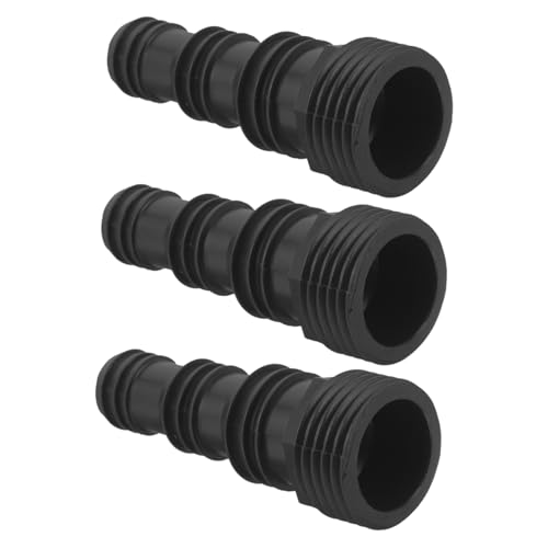 Toyvian 3 Stück Gartenschlauch Schnellkupplung Teiliges Kunststoff Schlauchadapter mit Dichtungsdesign für Gartenbewässerung und Sprinkleranlagen Einfache Handhabung und Langlebig von Toyvian