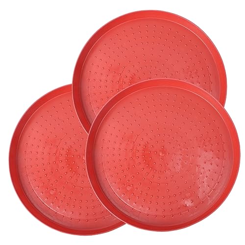 Toyvian 3 Stück Hühnerfutterplatten Futterbehälter für Geflügel Futtertrays aus Hochwertigem rutschfest zu Reinigen für Hühner Toyvian 3 Stück Hühnerfutterplatten Futterbehälter für Geflügel Futtertrays aus Hochwertigem rutschfest zu Reinigen für Hühner von Toyvian