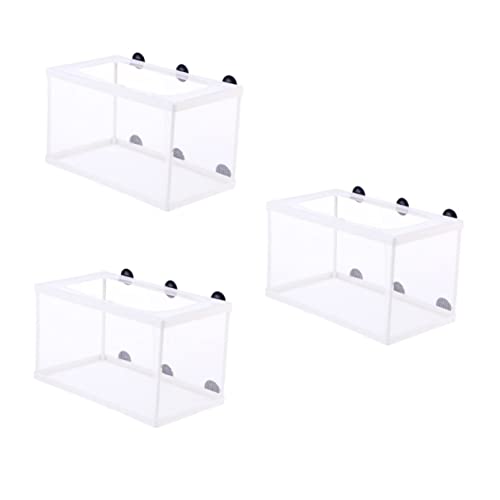 Toyvian 3 Stück Isolation Box für Kleine Fische Brutnetz mit Saugnapf für Aquarien Weiß für Zucht und Aufzucht von Fischen und Garnelen Toyvian 3 Stück Isolation Box für Kleine Fische Brutnetz mit Saugnapf für Aquarien Weiß für Zucht und Aufzucht von Fischen und Garnelen von Toyvian