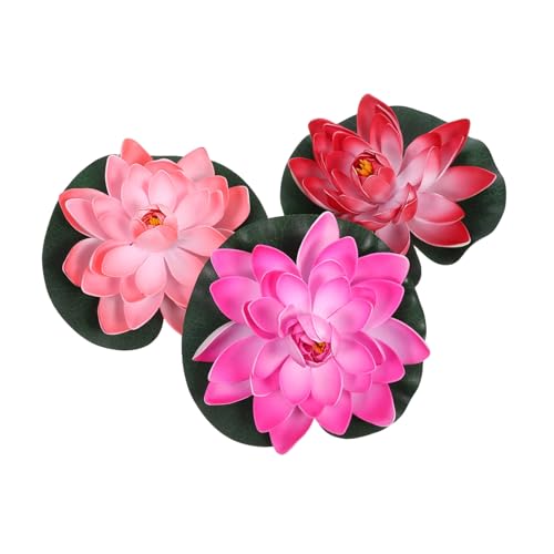 Toyvian 3 Stück Künstliche Lotusblumen Schwimmende Seerosenpads Realistische Teichdekoration Garten Pool Dekorationsblumen Ohne Pflege Installieren Toyvian 3 Stück Künstliche Lotusblumen Schwimmende Seerosenpads Realistische Teichdekoration Garten Pool Dekorationsblumen Ohne Pflege Installieren von Toyvian